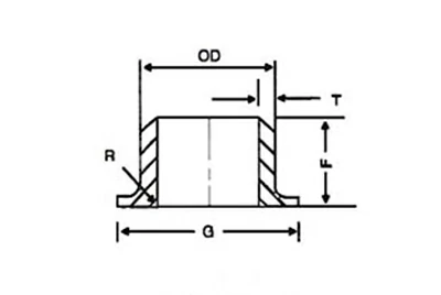 MSS type B stub end MSS type B stub end