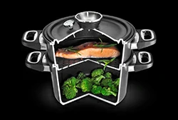 Multi-layer titanium steamer Multi-layer titanium steamer
