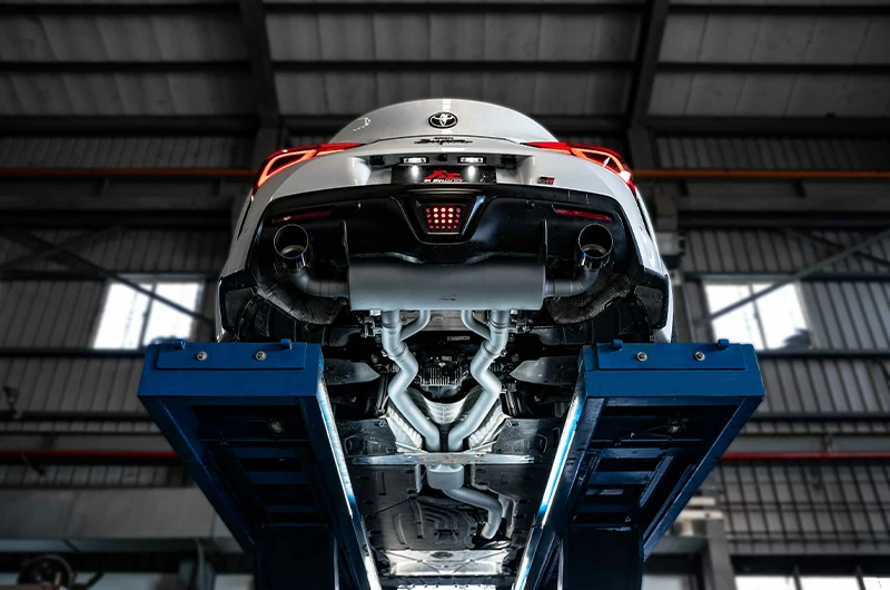 titanium elbows used in U.S. automotive exhaust system