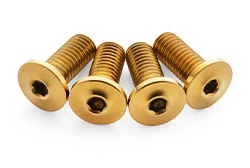 Gold Titanium Bolts