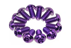 Purple Titanium Bolts