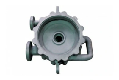 Titanium casting pump body