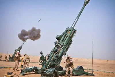 Titanium castings for M777 ultra-light howitzer components