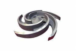 Titanium casting impeller