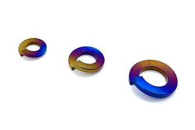 Titanium lock washer
