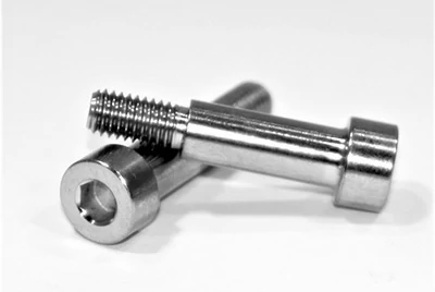 Titanium shoulder bolts