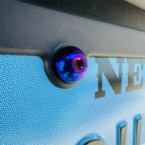 Titanium License Plate Bolts
