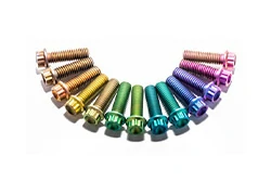 Anodized Titanium Bolts