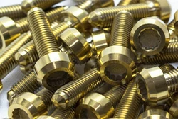 Gold Titanium Bolts