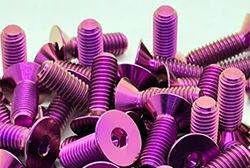 Purple Titanium Bolts