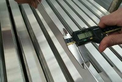 Reinspeção de dimensão