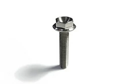 M5 Flanged 6 Point Hex Titanium Bolt M5 Flanged 6 Point Hex Titanium Bolt