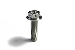 M8 Flanged 6 Point Drilled Hex Titanium Bolt M8 Flanged 6 Point Drilled Hex Titanium Bolt