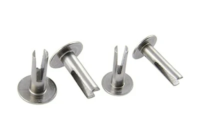 Titanium split rivet