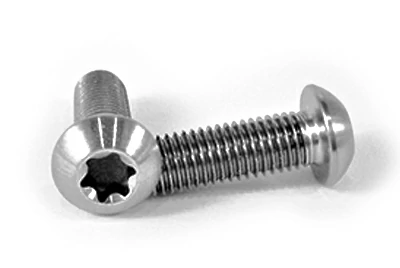 Titanium torx button head cap screws