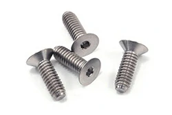 Titanium Flat Head Screws