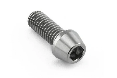 M8 × 1.25 × 20 mm titanium taper head socket screws