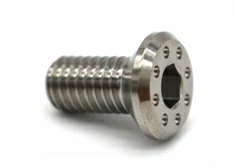 Titanium M6x13 Flat Head Cap Screw