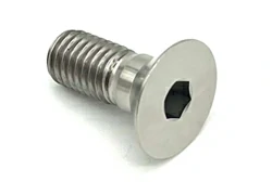 Titanium M10x25 Flat Head Socket Cap Screw