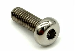 ไทเทเนียม M4x12 สลักเกลียวหัวกระดุม