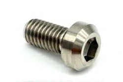 ไทเทเนียม M6x10 สลักเกลียวหัวกระดุม