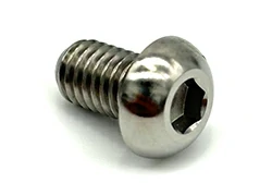 ไทเทเนียม M6x12 สลักเกลียวหัวกระดุม