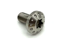 ไทเทเนียม M8x1.25×15 สลักเกลียวหัวโดม