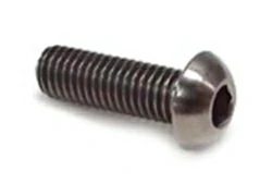 สกรูหัวกระดุมไทเทเนียม 8-32 x 3/8