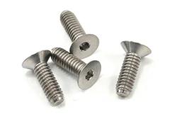 Titanium Flat Head Screws