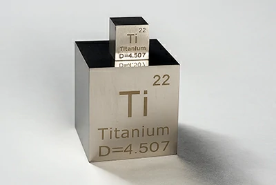 Titanium cube (purity 99.5%–99.99%) Titanium cube (purity 99.5%–99.99%)