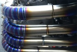 Titanium exhaust pipe