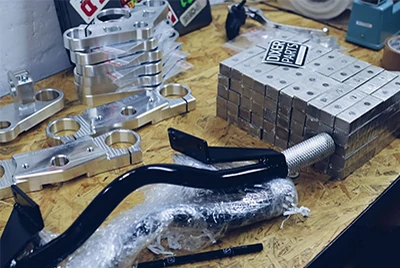 Titanium scrape block Titanium scrape block