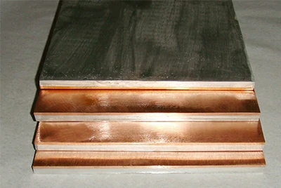 Titanyum kaplı bakır levha