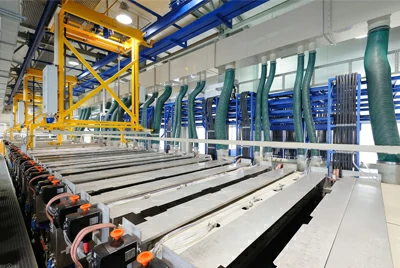 SX-EW elektrolitik tesisi (uzun açıklıklı baralar)