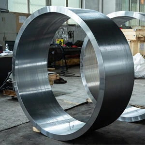 Büyük çaplı titanyum dövme halkalar