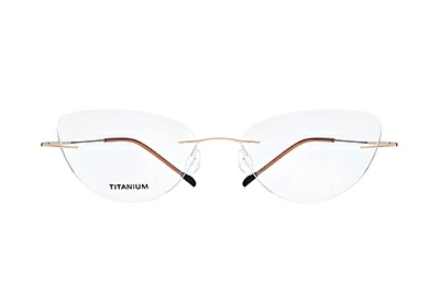 Cat-Eye Titanium Frames