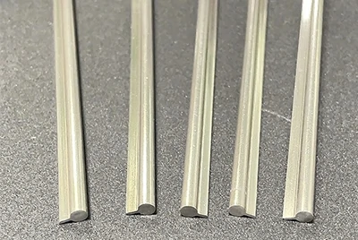 Custom extruded titanium profiles