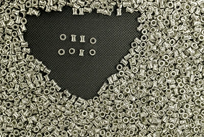 Titanium sleeves for eyeglasses