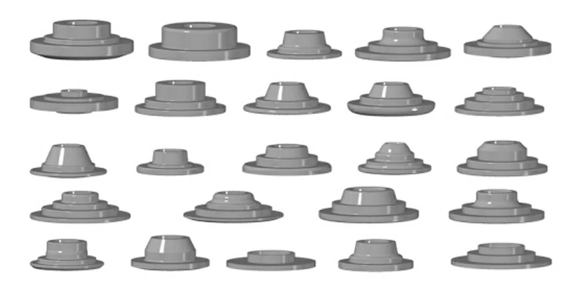 Titanium valve spring retainers