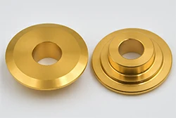 Metallized titanium valve spring retainer