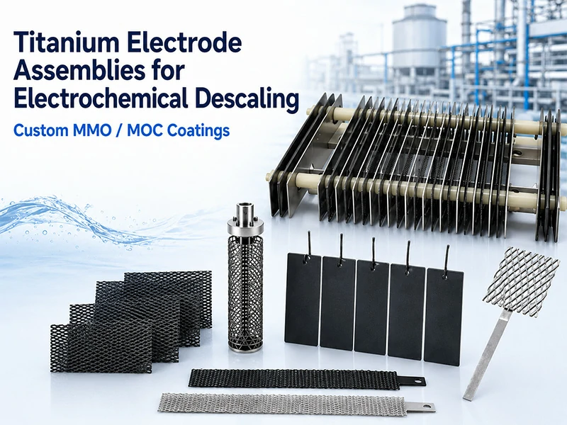 Soluciones de electrodos para proyectos de desincrustación electroquímica
