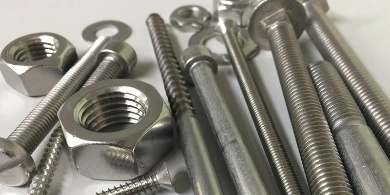 Grade 5 Ti-6Al-4V titanium bolts and screws with machined threads