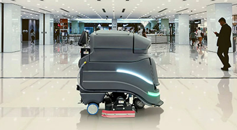 Floor scrubber electrolyzed water cleaning system