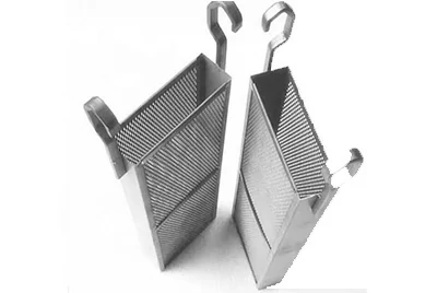 Titanium anode baskets