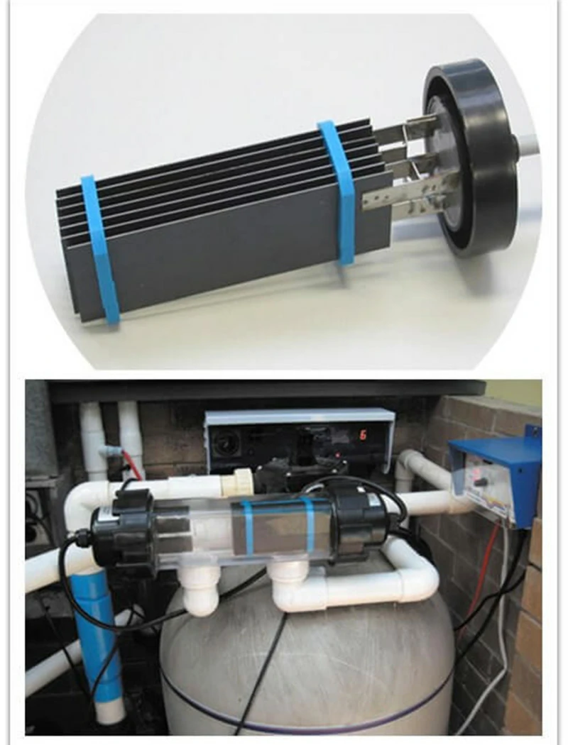 Pool salt chlorinator electrolytic cell product series