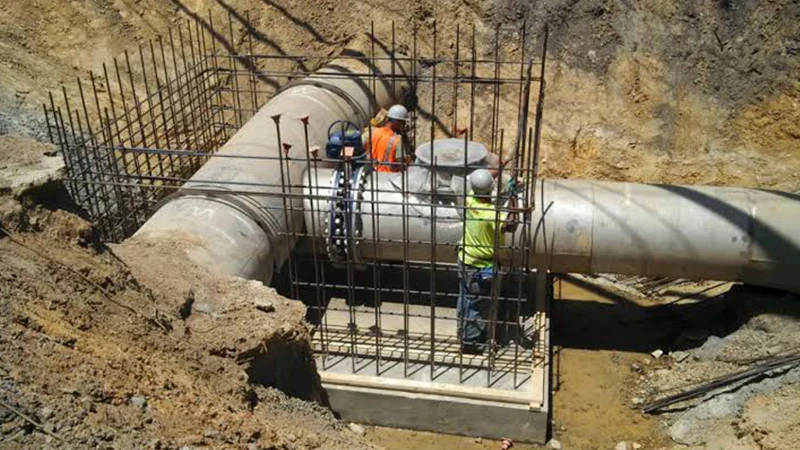 MMO mesh anode for concrete rebar protection