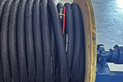 Chalco MMO flexible anode wound on a wooden reel