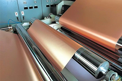 Electrolytic copper foil production line
