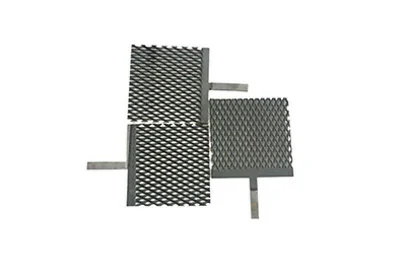 Ir-Ta coated titanium mesh auxiliary anodes for industrial electroplating