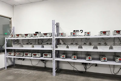 Titanium anode performance testing equipment